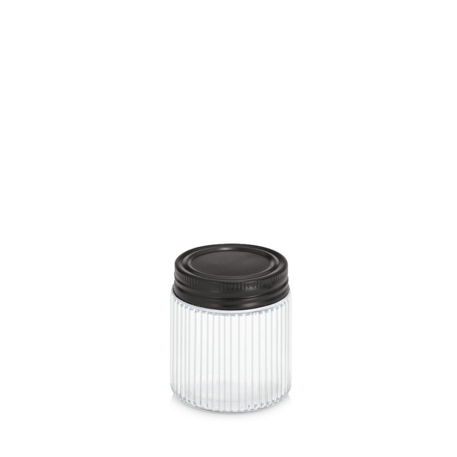 Zeller Vorratsglas mit Metalldeckel 120 ml 6 x 7 x 6 cm