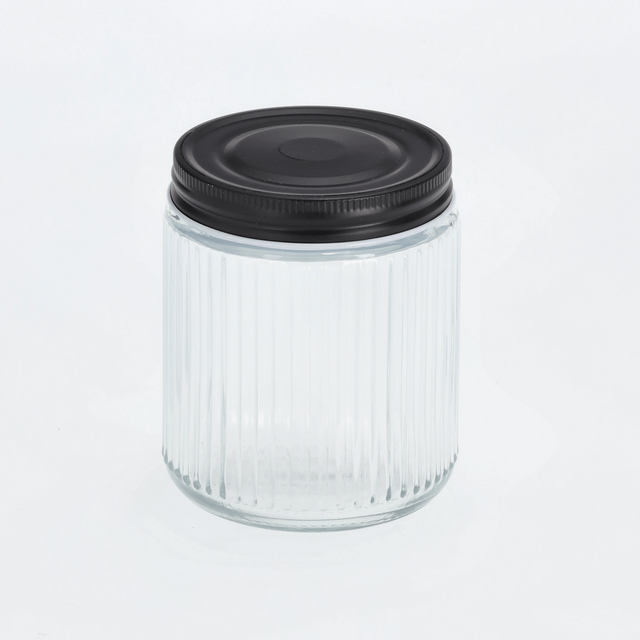 Zeller Vorratsglas mit Metalldeckel 520 ml 9,3 x 11,3 x 9,3 cm