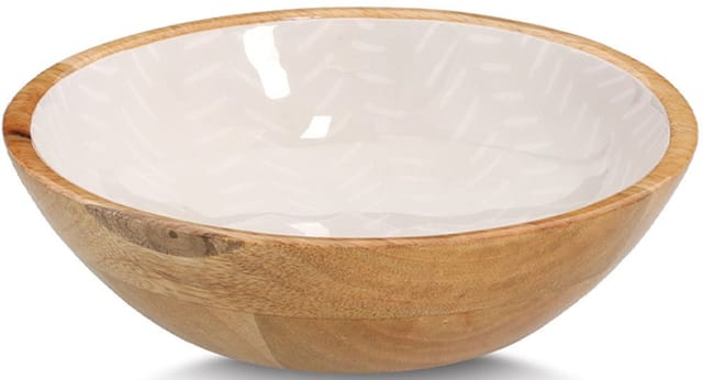 Zeller Schale Mangoholz beige 20 x 6 x 20 cm