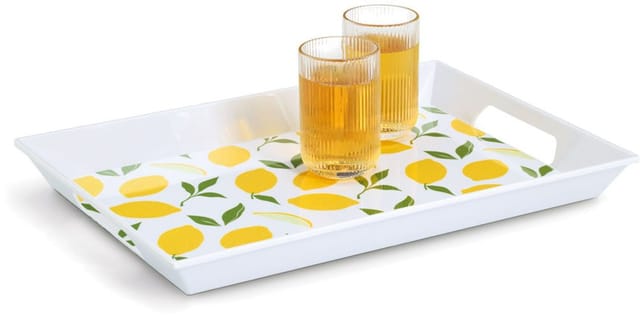 Zeller Melamintablett 'Lemons' 50 x 4,7 x 34,8 cm