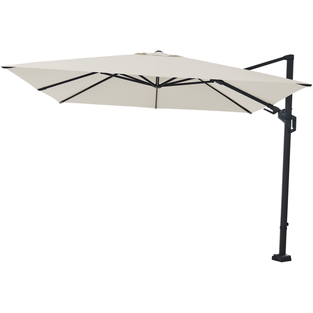 Siena Garden Ampelschirm 'Fagus N+' drehbar/knickbar 300 x 300 cm
