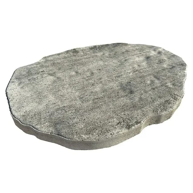 Diephaus Trittplatte 'T-Court Trittst Mini' Beton weiß/schwarz 40 x 30 x 3 cm