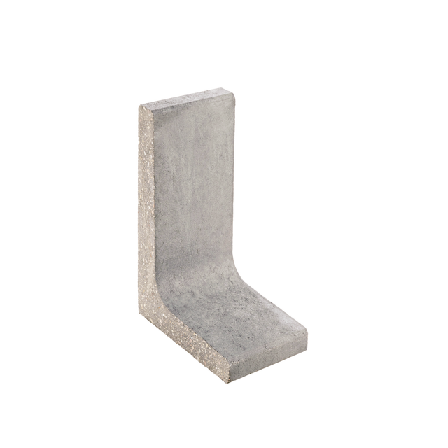 Diephaus L-Stein schmal Beton grau 60 x 25 x 40 x 7 cm