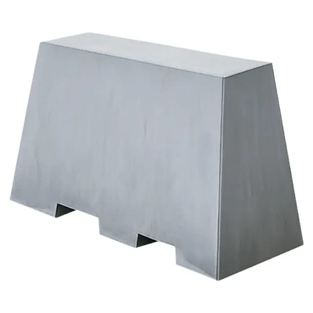 Diephaus Trapezpoller Beton grau 100 x 38 x 20 x 65 cm