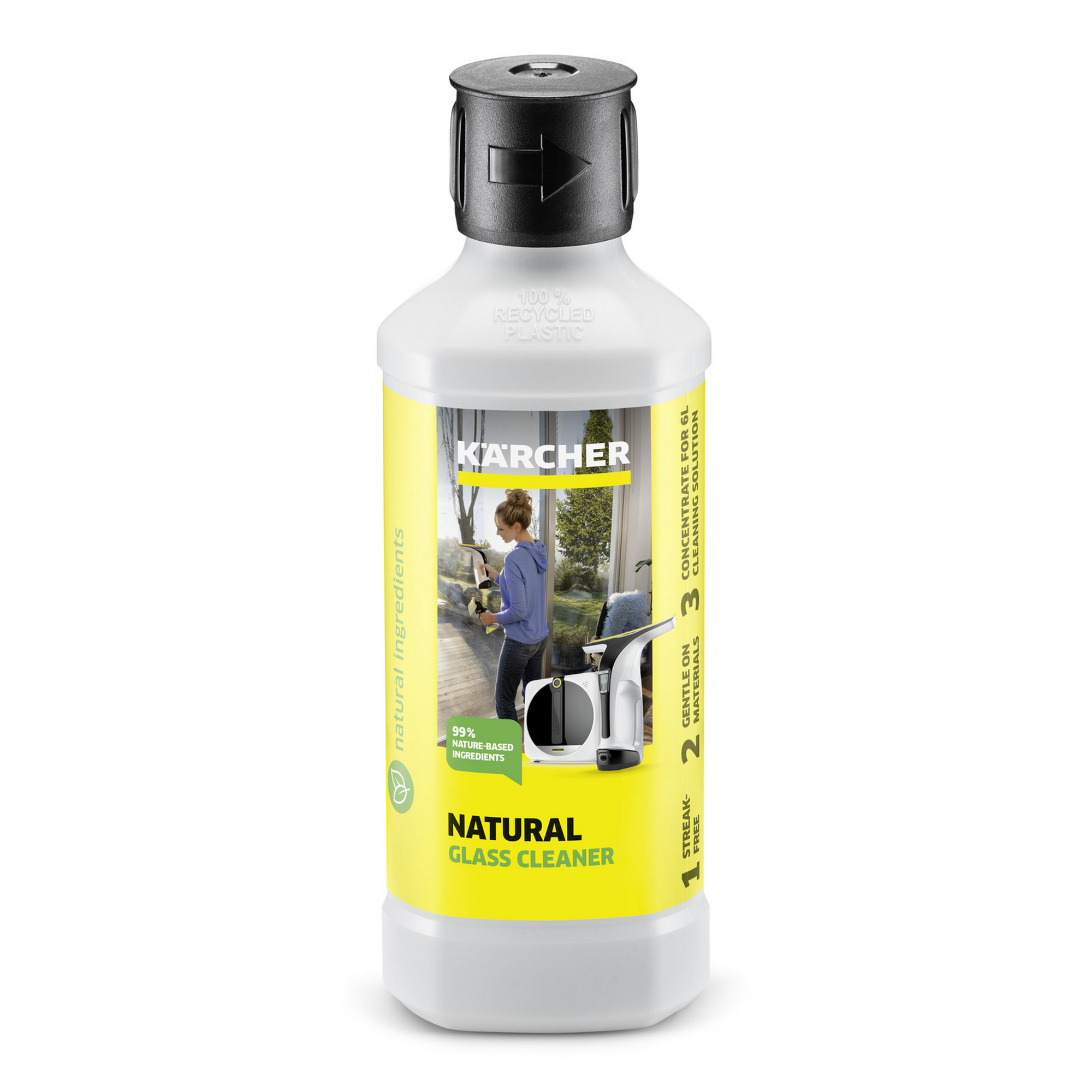 Kärcher Natürlicher Glasreiniger 'RM 500N' für Fenstersauger 500 ml