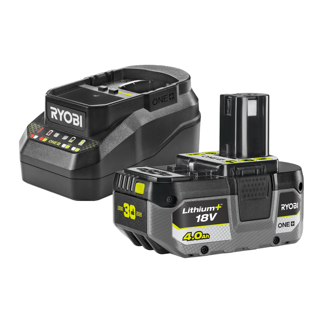 Ryobi Akku-Starter-Set 'One+ RC18120B-140X' 18 V 4 Ah mit Akku und Ladegerät