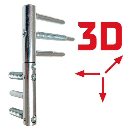 Splendoor Alu-Stahlhaustür 'B01' anthrazit rechts 100 x 210 cm