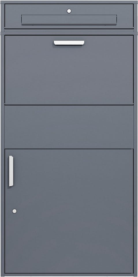 Westmann Briefkasten 'Pavo' mit Paketbox anthrazit 72 x 128 x 45 cm