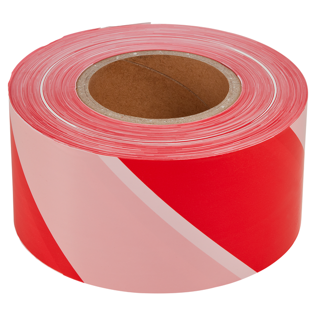 toom Absperrband rot/weiß 8 cm x 500 m
