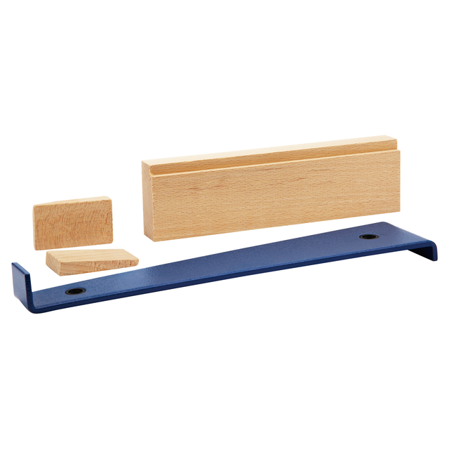 toom Holzverlege-Set braun-blau 14-tlg.
