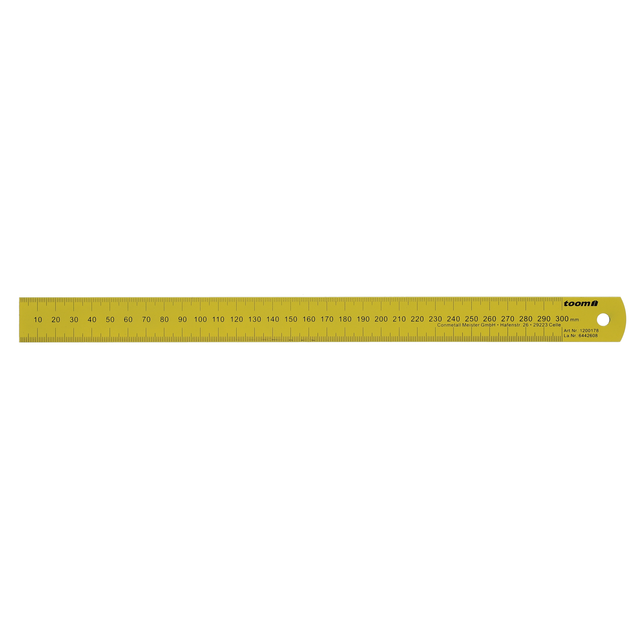 toom Stahlmaßstab 30 cm