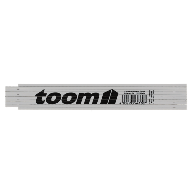 toom Zollstock Kunststoff 2 m