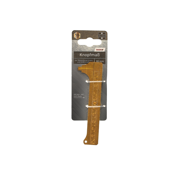 toom Messschieber Messing 8 cm
