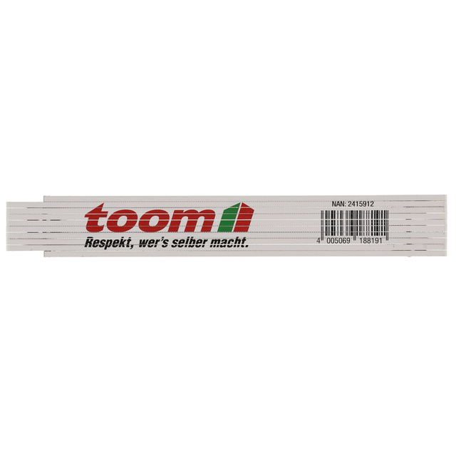 toom Zollstock Holz 2 m