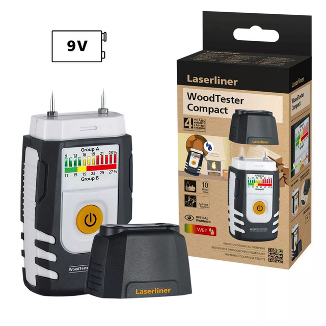 Laserliner Feuchtigkeitsmesser 'WoodTester Compact' für Holz