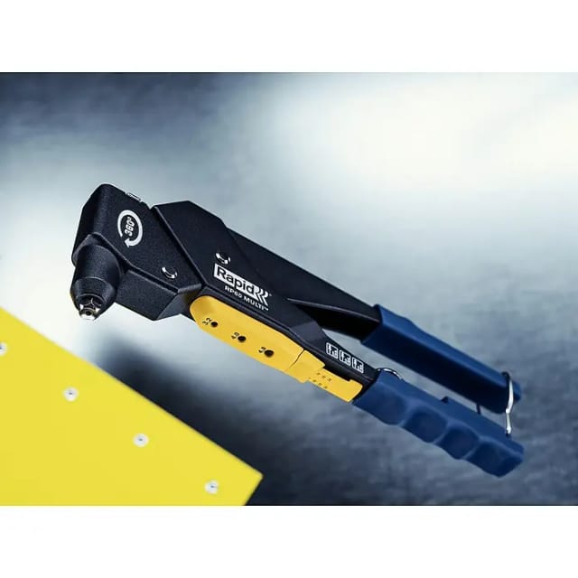 Rapid Blindnietzange 'RP60 Multi' drehbarer Kopf, für Nieten mit Ø 3,2 - 4,8 mm