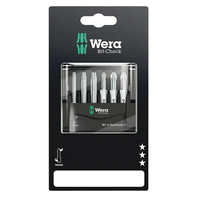 Wera Bit-Set 'Bit-Check 6 Universal 2 SB' 6-teilig