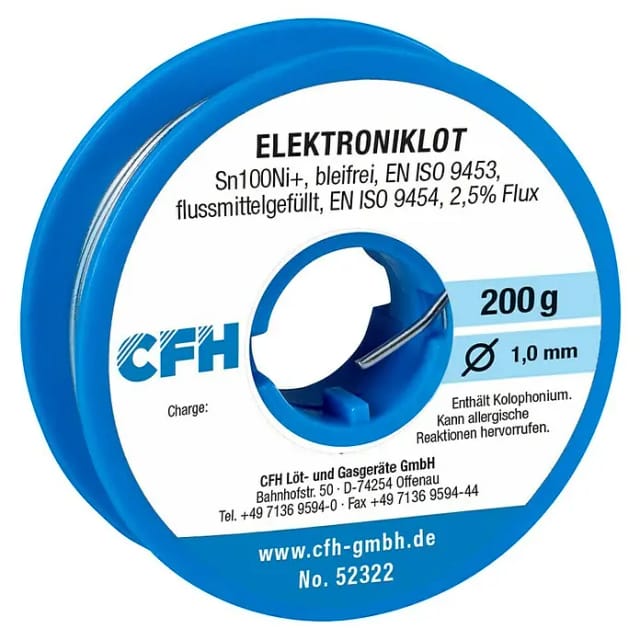 Elektroniklot 'EL 322' bleifrei 200 g
