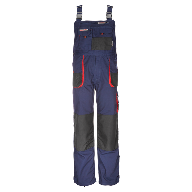 Arbeitslatzhose marineblau/rot Gr. 50