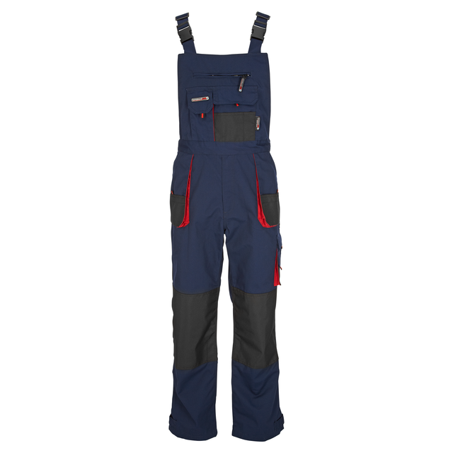 Arbeitslatzhose marineblau/rot Gr. 54