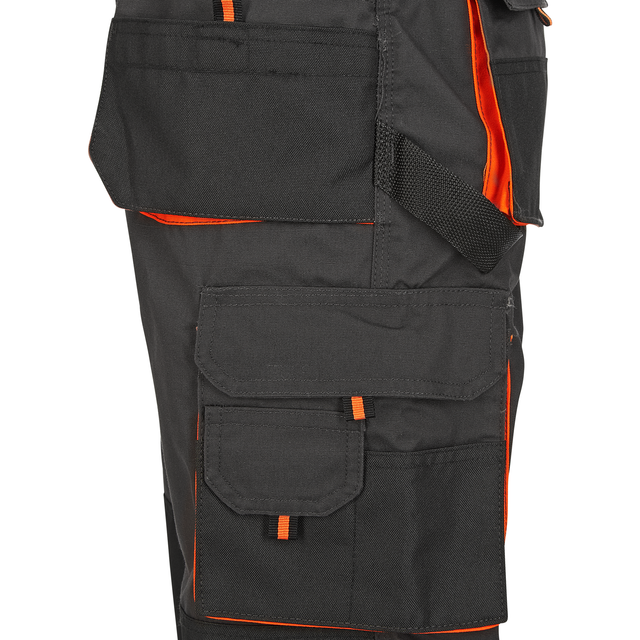 Arbeitslatzhose grau/orange Gr. 50