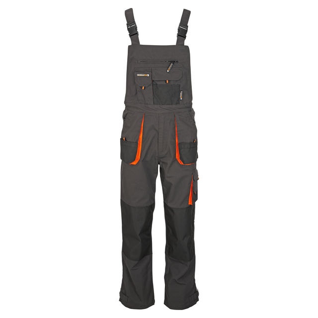 Arbeitslatzhose grau/orange Gr. 58