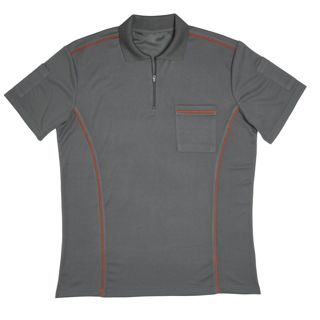 Bauhofer Poloshirt 'B-100' grau Größe M