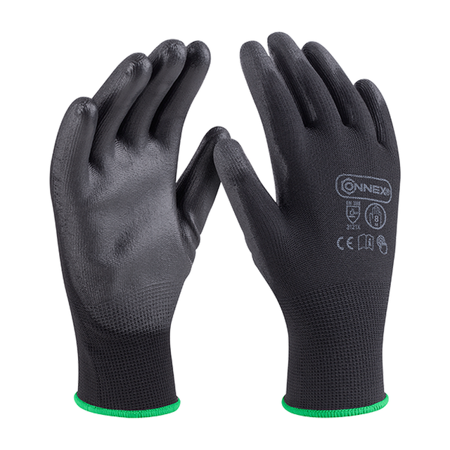 Connex Arbeitshandschuh 'Economic Touch' schwarz Größe 8/M