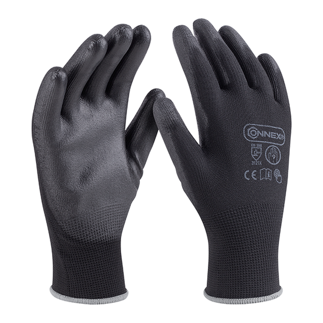 Connex Arbeitshandschuh 'Economic Touch' schwarz Größe 9/L