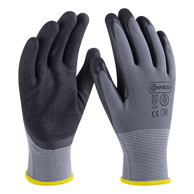 Connex Arbeitshandschuh 'Economic Flex' grau/schwarz Größe 10/XL