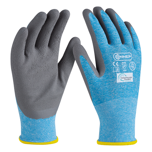 Connex Arbeitshandschuh 'Recycled Universal' blau/grau Größe 10/XL