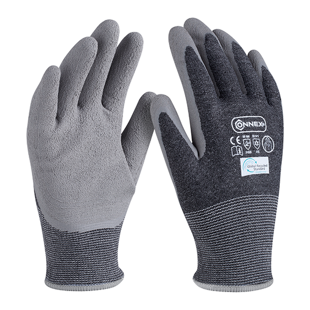 Connex Arbeitshandschuh 'Recycled Thermo' schwarz/weiß/grau Größe 10/XL