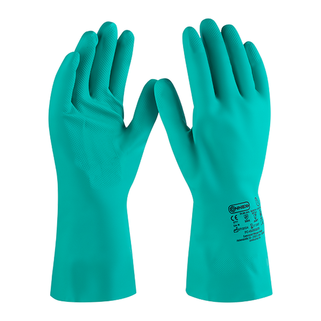 Connex Chemieschutzhandschuh 'Pro Liquid Chemical Nitril' grün Größe 9/L