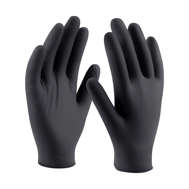 Connex Einweghandschuh 'Pro Liquid Single' schwarz Größe 7/S