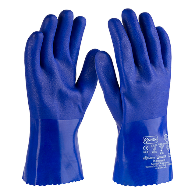 Connex Chemieschutzhandschuh 'Pro Liquid Chemical' blau Größe 10/XL