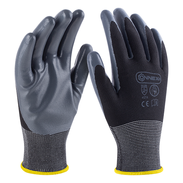 Connex Arbeitshandschuh 'Pro Liquid Flex' schwarz/grau Größe 10/XL