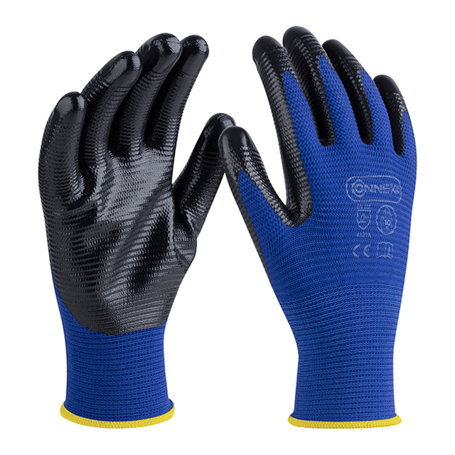 Connex Arbeitshandschuh 'Pro Liquid Grip' blau/schwarz Größe 10/XL
