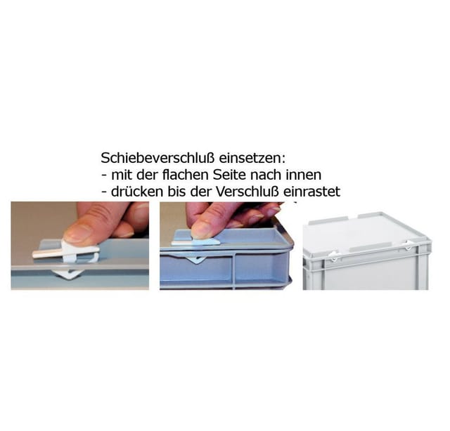 Alutec Schiebeverschluss 8 Stück
