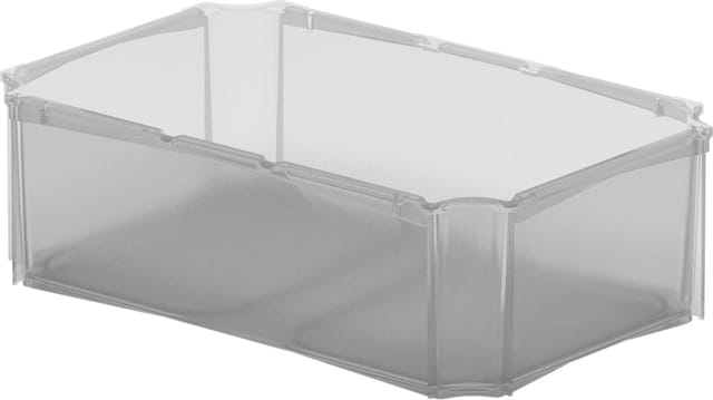 Eurobox Einsatzkast transparent gekreuzt 1/4