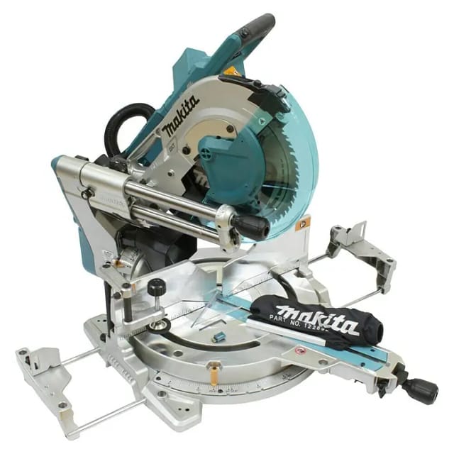 Makita Akku-Kapp- und Gehrungssäge 'DLS211ZU' 2 x 18 V mit Bluetooth, ohne Akku