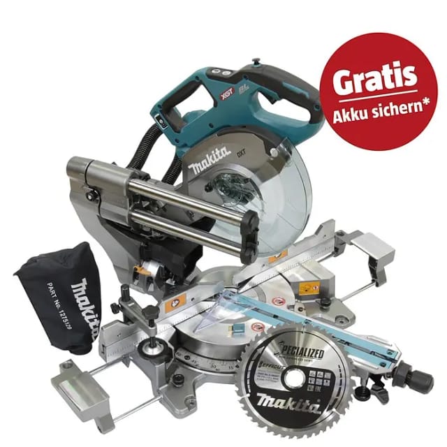 Makita Akku-Kapp- und Gehrungssäge 'LS002GZ01' mit Bluetooth, ohne Akku
