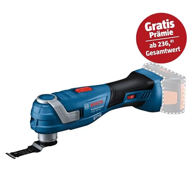Bosch Akku-Multifunktionswerkzeug 'GOP 18V-34 Professional' 18 V ohne Akku