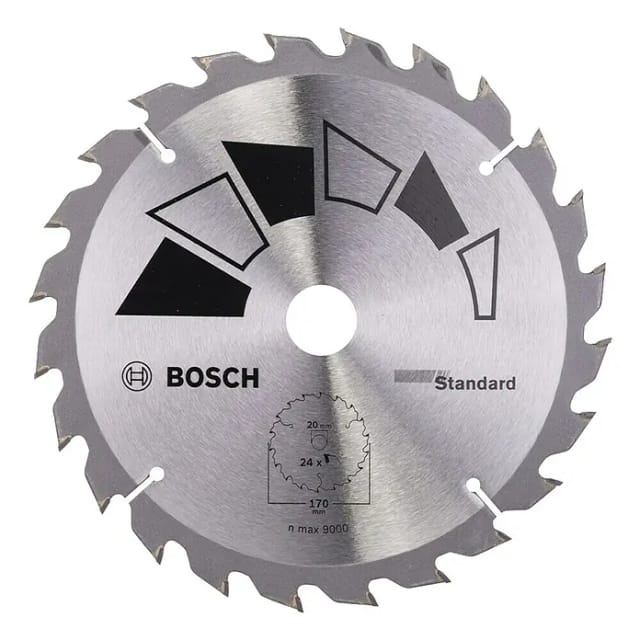 Kreissägeblatt 'Standard' 24 Zähne Ø 170 mm
