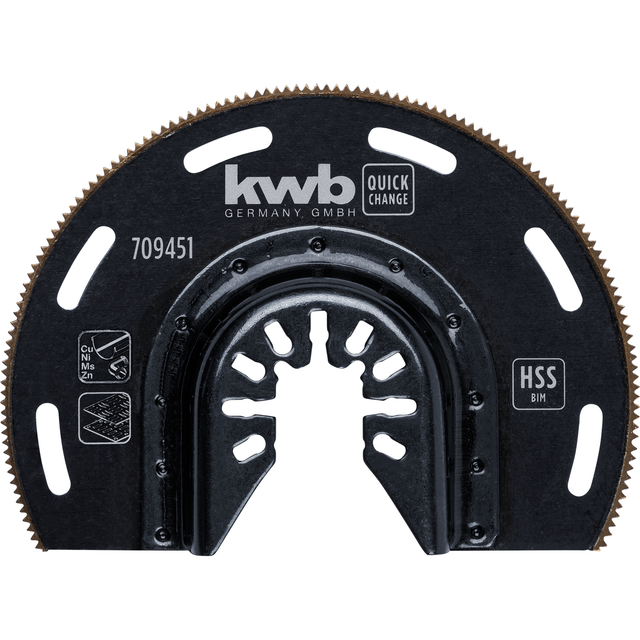 kwb Sägeblatt HSS/BIM für Metall und Holz Ø 88 x 0,6 mm