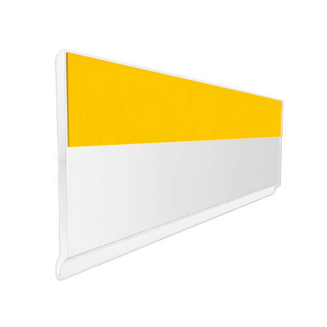 Roro PVC Flachleiste mit Lippe selbstklebend weiß 100 x 50 cm