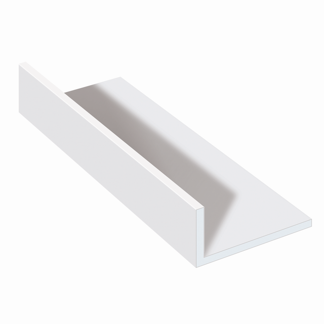 Roro PVC Winkelleiste starr weiß 150 x 2,5 x 4,0 cm
