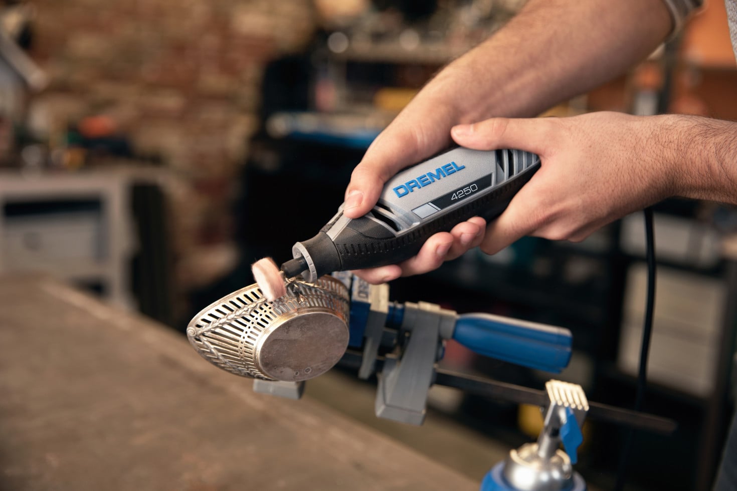 Dremel Filzpolierscheibe weiß