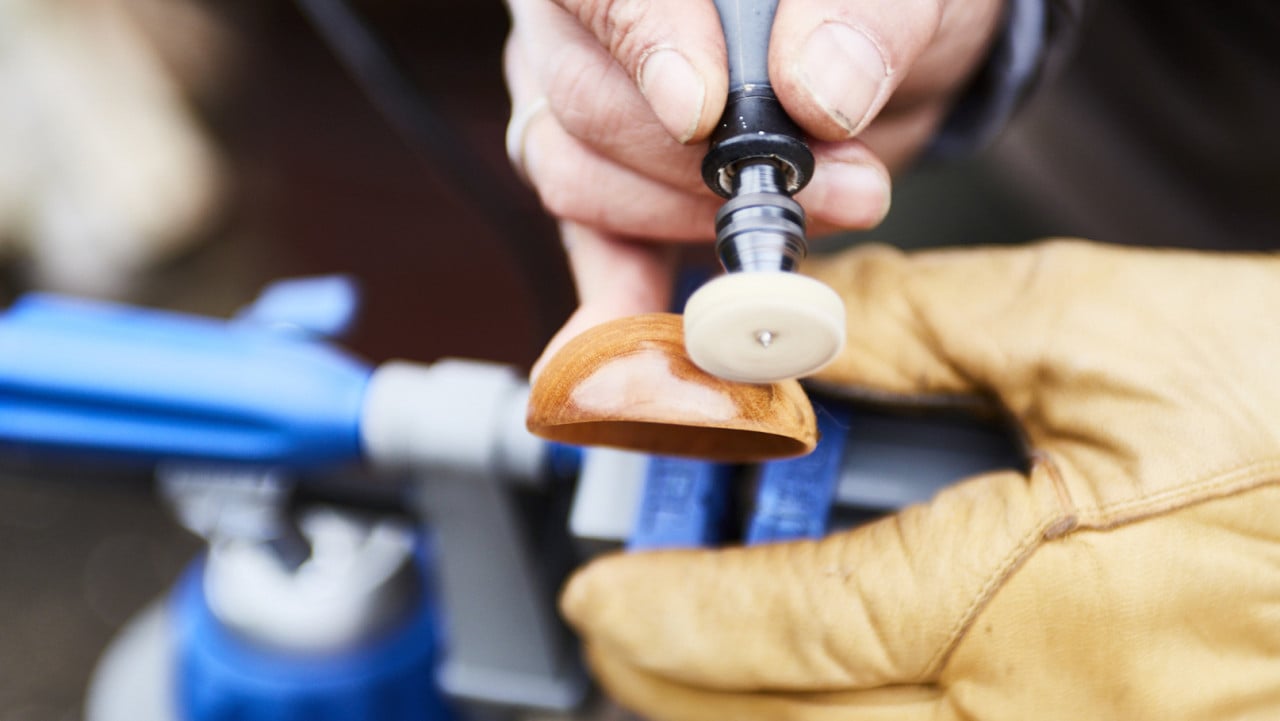 Dremel Filzpolierscheibe weiß Bild 3