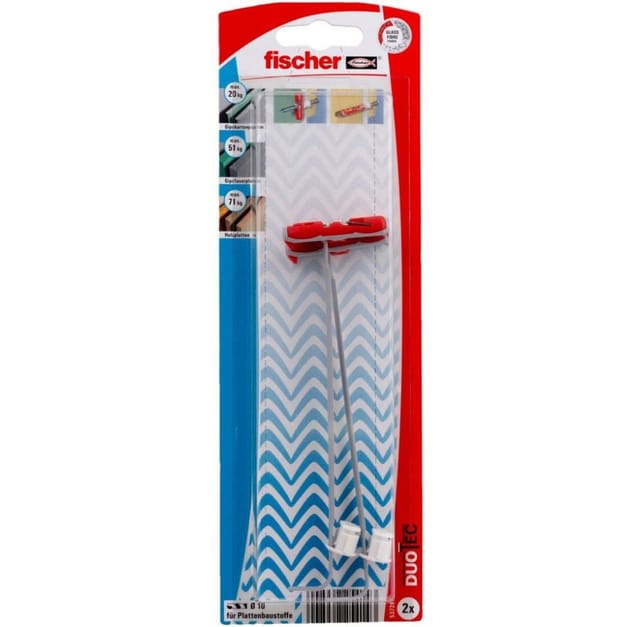 Fischer Nylon-Kippdübel 'Duotec' Ø 10 x 50 mm, 2 Stück