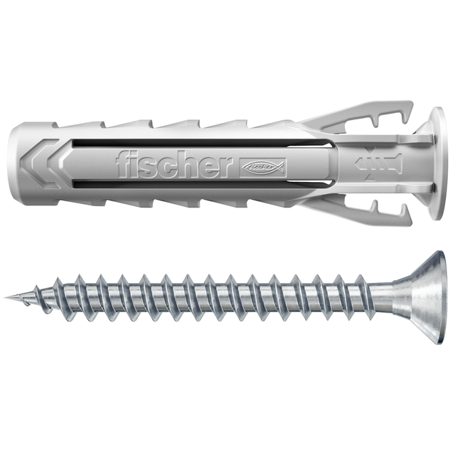 Fischer Spreizdübel-Set 'SX Plus' Ø 6 x 30 mm S mit Schraube, 50-teilig